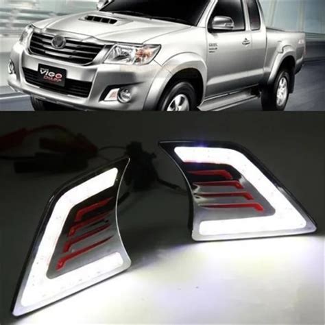 Waterproof Car Styling Led Car Drl Daytime Running Lights Fog Lamp For