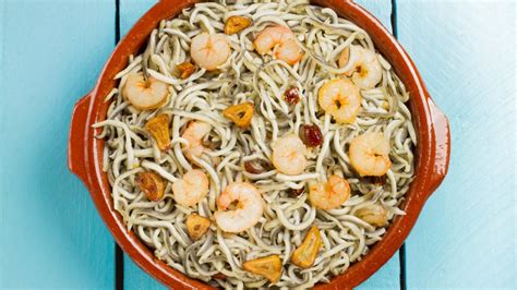 Receta De Angulas Al Ajillo Con Gambas