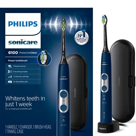 Philips Sonicare ProtectiveClean 6100 HX6871/49 Whitening Rechargeable ...