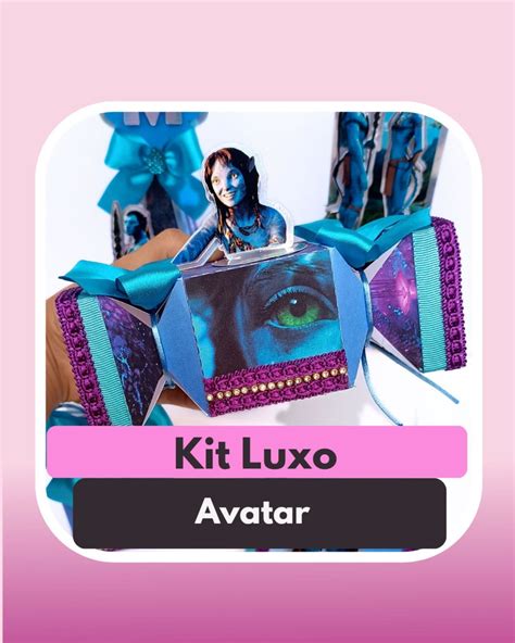 Kit Avatar Luxo Azul Itens Elo Produtos Especiais