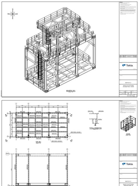 skid platform project  civil engineering design