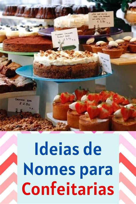 60 Ideias De Nomes Para Confeitaria Nomes Para Confeitaria