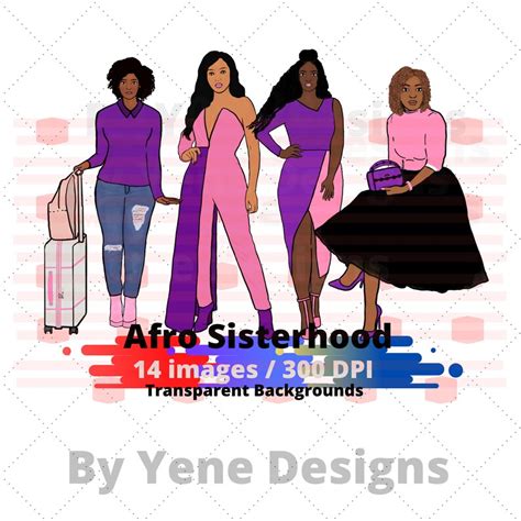 African American Sisters Svg