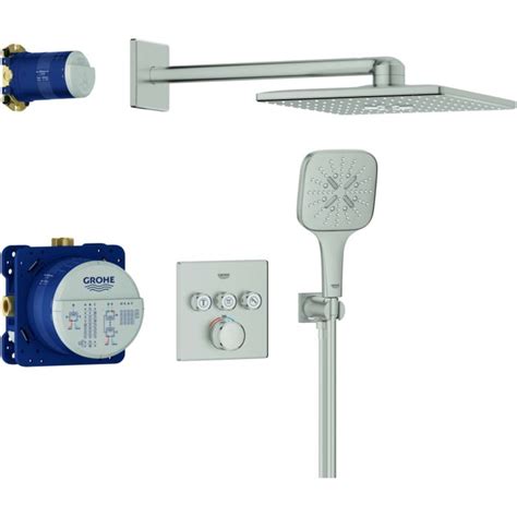 Grohe Grohtherm Smartcontrol Duschsystem Dc Unterputz Supersteel