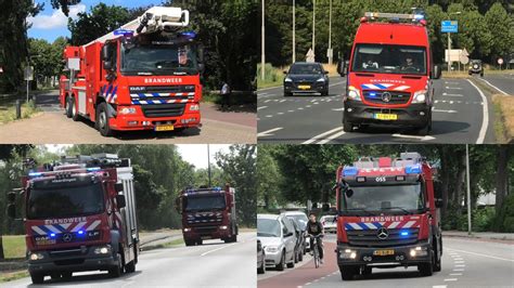 Brandweer Ambulance Politie Traumahelikopter En OvD G Met Spoed In