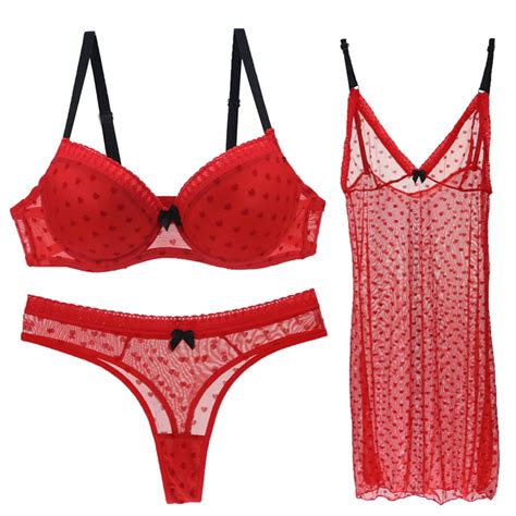Bramtres Bra And Panty Sets Lingerie For Women Underwear Suit Sexy Lace Bra Suit Transparent