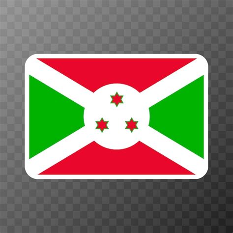 Premium Vector Burundi Flag Official Colors And Proportion Vector