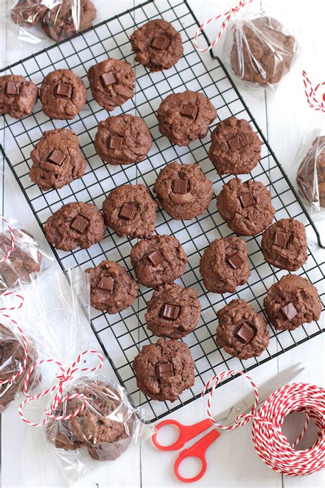 Double Chocolate Chunk Cookies Green Valley Kitchen