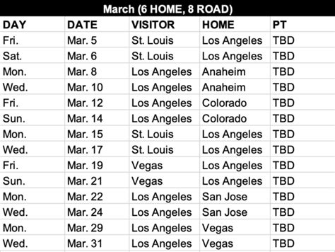 Introducing The 2020-21 LA Kings Schedule! - LA Kings Insider