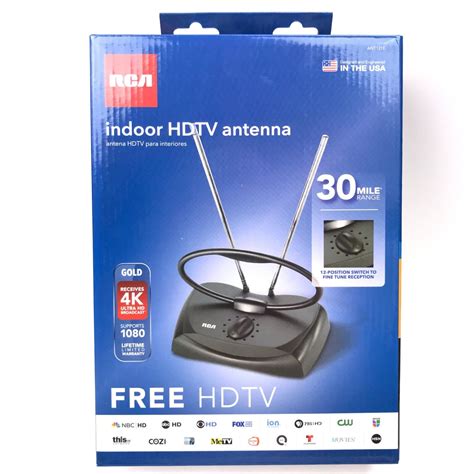 Rca Indoor Hdtv Antenna Tv Antenna 30 Mile Range Ant121e