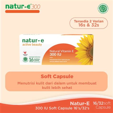jual natur  orange active beauty  iu soft capsule ss natural