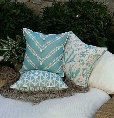 Karen Robertson Baltic Collection Indoor Outdoor Pillows Beach Pillows Coastal Home