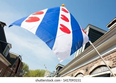 Frisian Flag Provincial Flag Friesland Province Stock Photo (Edit Now ...