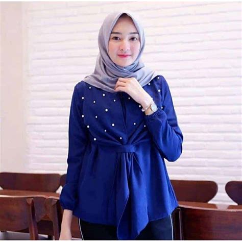 Inspirasi Warna Jilbab Yang Cocok Untuk Baju Warna Biru | Hot Sex Picture