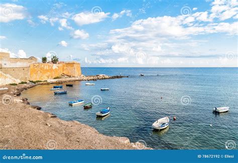 Trapani Old Town in Sicily, Italy. Stock Photo - Image of tourism ...