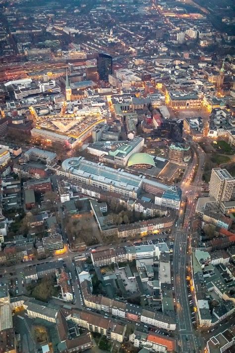 Dortmund Aus Der Vogelperspektive Stadtansicht Des Innenstadtbereiches