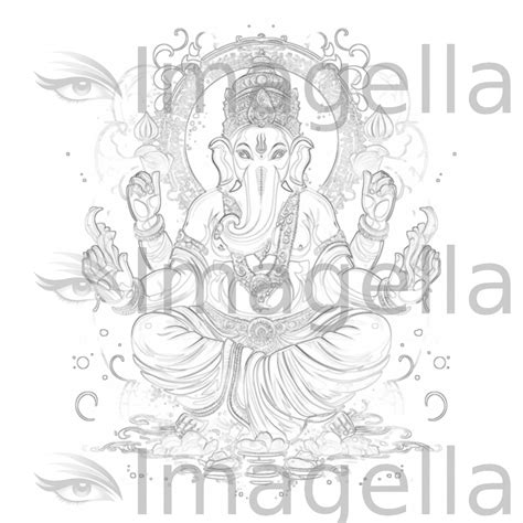 Vinayagar Clipart in Chiaroscuro Art Style Artwork: 4K Vector & PNG – IMAGELLA