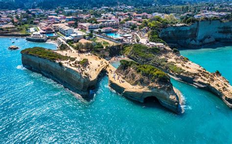 Famous Canal D Amour In Sidari Corfu Island Greece Famous Canal D