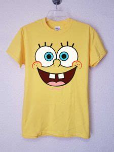 Bob Esponja Cara Polera Amarilla Hombre Poleradicto Poleras