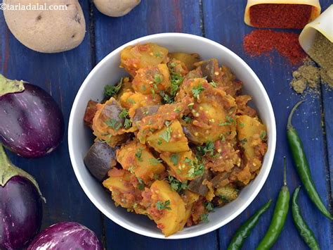 Aloo Baingan Subzi Recipe How To Make Aloo Baingan Sabzi