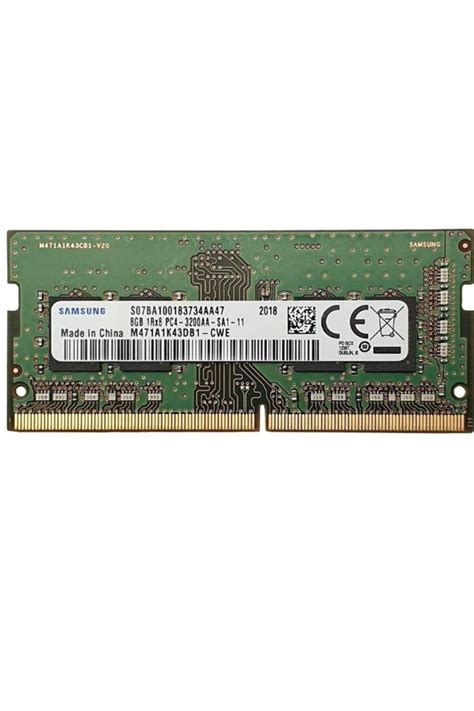 Samsung 8gb Ddr4 3200mhz Notebook Ram M471a1k43db1-cwe 37222 OnuAl ...