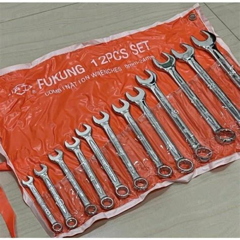 Jual Kunci Fukung Set Original Mengkilat Reng Pas 14pcs 8 24mm Shopee