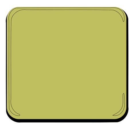 yellow pastel glossy button blank clip art  clkercom vector clip