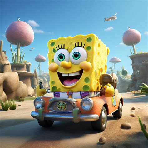 Spongebob driving by Like Tech - Playground