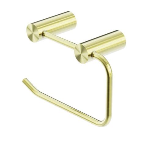 Nero New Mecca Brushed Gold Toilet Roll Holder Bathroom Upgrade