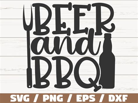 Beer And Bbq SVG Cut File Cricut Commercial Use Etsy