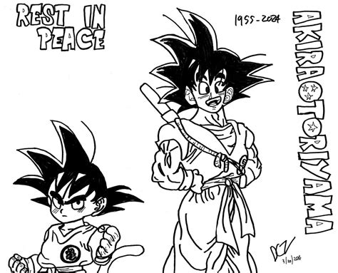 Akira Toriyama Tribute By Dcz Samurai Raven95 On Deviantart