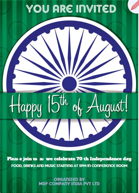 Happy Independence Day Card Design Corral