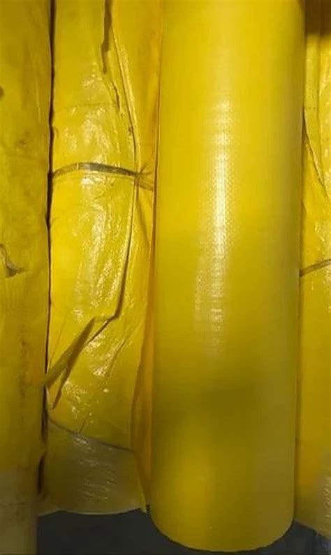 Yellow HDPE Waterproof Tarpaulin Sheet Thickness 250 Gsm Size 36ft