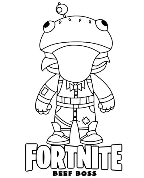 Dibujos De Fortnite Imprimir Para Colorear