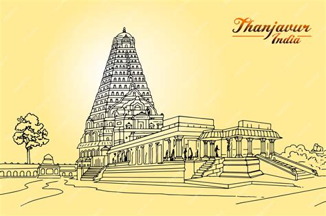 Brihadeeswarar Temple Sketches