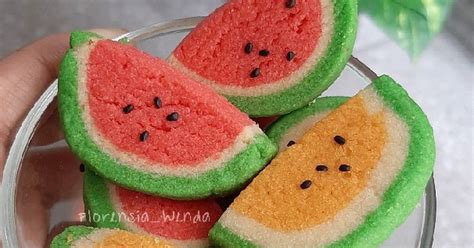 Resep Watermelon Cookies Oleh Florensia Wenda Cookpad