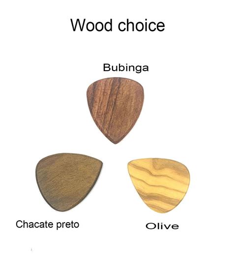 Personalized Custom Engraved Wood Guitar Pick / Wooden - Etsy