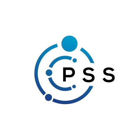 PSS letter technology logo design on white background. PSS creative ...