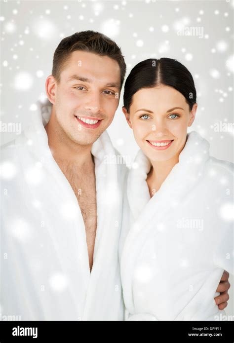 couple in spa Stock Photo - Alamy