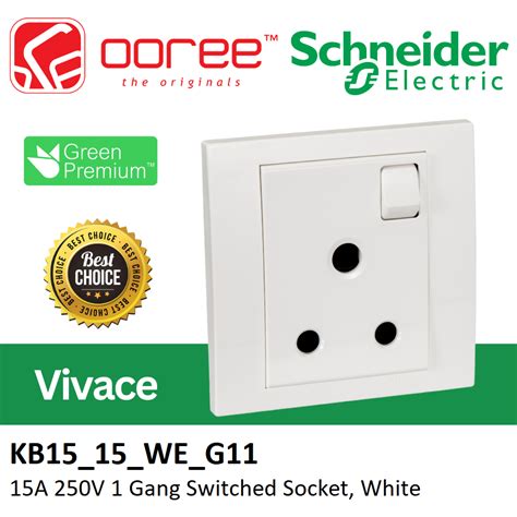 Schneider Electric Vivace Series A V Gang Switch Switched