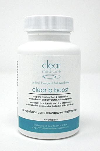 Clear B Boost Bioavailable B Complex 60 Capsules Clear Medicine