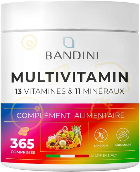 Bandini Multivitamines Et Min Raux Comprim S An