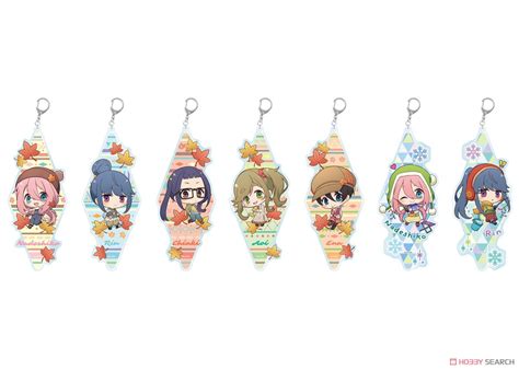 Laid Back Camp Chibittsu Acrylic Key Ring Big Ena Momiji Anime Toy