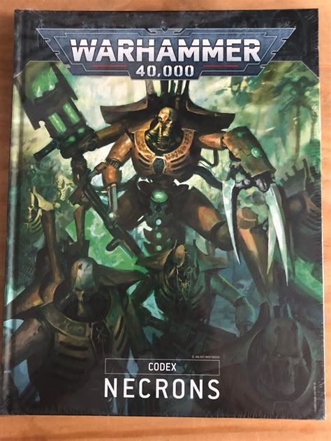 Mavin Codex Necrons 9th Edition 2020 Warhammer 40k New Book