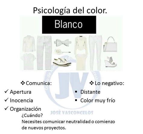 Psicología Del Color Blanco Psicologia Del Color Vocabulario De