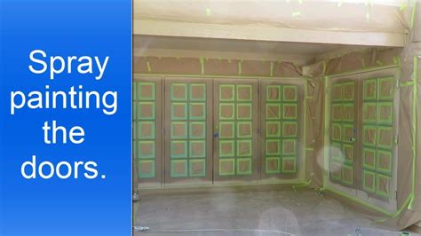 Spray Painting Doors Youtube