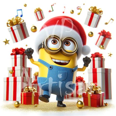 Christmas Minions Clipart. Christmas Clipart. Christmas Card Idea ...