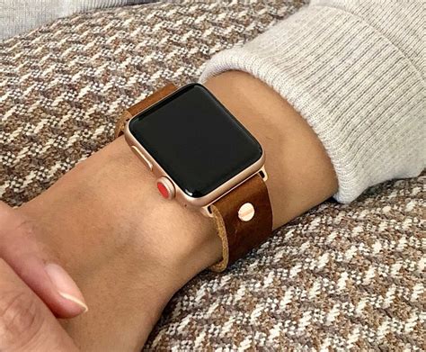 Rose Gold Apple Watch Band Mm Mm Mm Mm Mm Mm Women Etsy