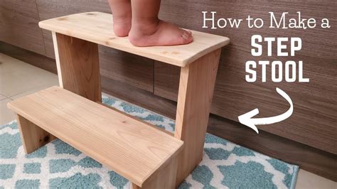 How To Make A Step Stool From Wood YouTube