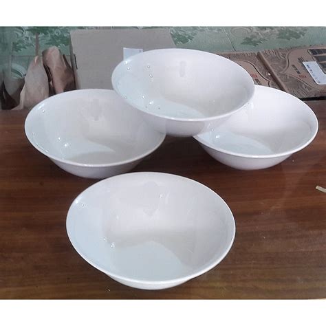 Jual Mangkok Keramik Putih Polos Mangkok Sayur Porcelain Per 1Pcs